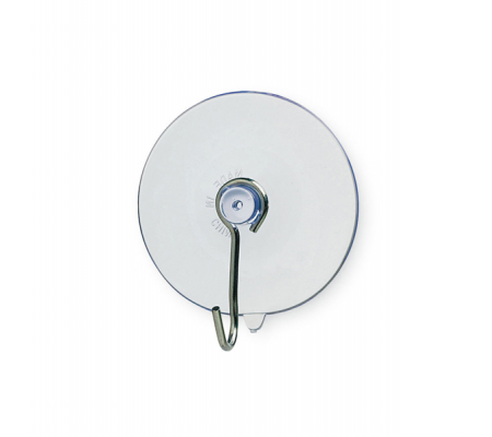 Ventose - Ø 6 cm - gancio in metallo - trasparente - conf. 144 pezzi - Lebez - 625 - DMwebShop