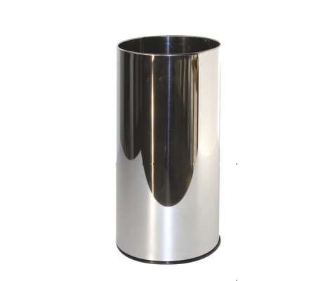 Portaombrelli tondo - Ø 24 cm - metallo - altezza 49 cm - 20 lt - inox - Stilcasa - F451266 - DMwebShop