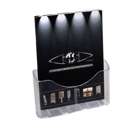 Portadepliant da banco - 1 tasca A4 + separatore - 24 x 28 x 10 cm - Tecnostyl - LH001 - 8010026013436 - DMwebShop