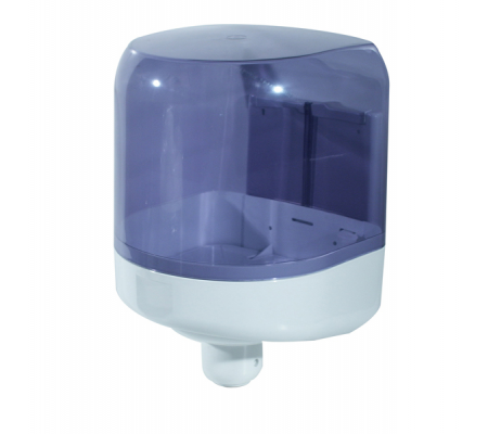 Dispenser asciugamani a spirale Prestige - formato Maxi - 25,6 x 27,5 x 33,5 cm - bianco-azzurro trasparente - Mar Plast - A58171 - 8020090003769 - DMwebShop