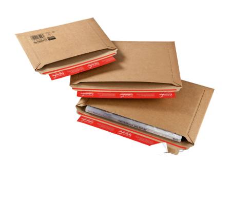 Busta in cartone CP 015 F Flute - formato C4+ (360 x 250 mm) - altezza massima 50 mm - conf. 20 pezzi - Colompac - CP015.06.020 - 4033657009221 - DMwebShop