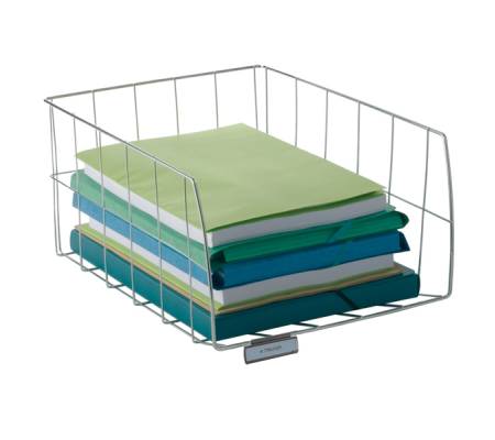 Vaschetta portacorrispondenza - alta capacita' - 29 x 37 x 18,5 cm - 24 x 32 cm - metallo - Alba - CORGM - 3129710008339 - DMwebShop