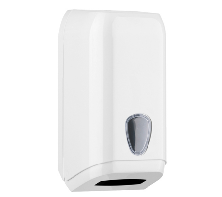 Dispenser di carta igienica in fogli - 15,8 x 13 x 30,7 cm - bianco - Mar Plast - A62011 - 8020090005121 - DMwebShop