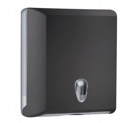 Dispenser asciugamani piegati Soft Touch - 29 x 10,5 x 30,5 cm - nero - Mar Plast - A70610ENE - 8020090036743 - DMwebShop