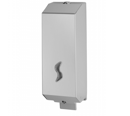 Dispenser per sapone liquido - 10 x 11 x 32 cm - capacita' 1,2 lt - acciaio inox - Medial International - 105036 - 8033433774479 - DMwebShop