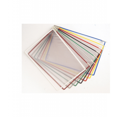 Tasche di ricambio - per leggio T Technic - A4 - colori assortiti - conf. 10 pezzi - Djois - B114009 - 3377991140099 - DMwebShop