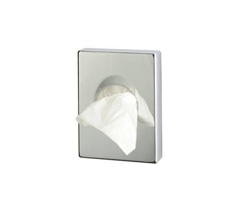 Dispenser per sacchetti igienici - 9,8 x 2,5 x 13,8 cm - ABS - argento cromato - Medial International - 130002 - 8033433774431 - DMwebShop