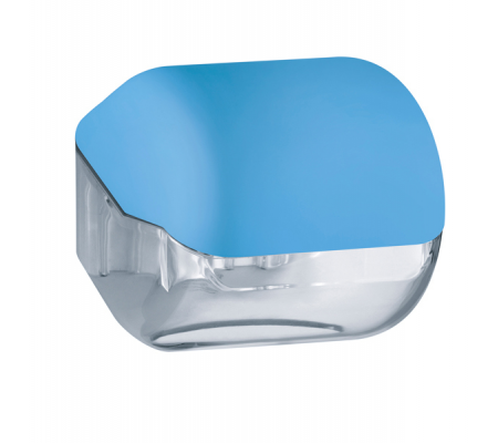 Dispenser Soft Touch di carta igienica - 15 x 14,8 x 14 cm - plastica - azzurro - Mar Plast - A61900AZ - 8020090081903 - DMwebShop