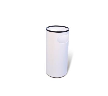 Portaombrelli PS66 - plastica - 22 lt - Ø 25 cm - altezza 52 cm - bianco - Methodo - X851501 - 8002942012075 - DMwebShop