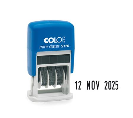 Timbro Mini Dater S120 Datario - 3,8 mm - autoinchiostrante - Colop - S120 - 9004362313007 - DMwebShop