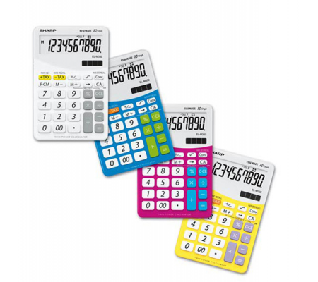 Calcolatrice da tavolo - rosa - EL M332B - 10 cifre - Sharp - ELM332BPK - 4974019026527 - DMwebShop
