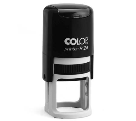 Timbro diametro 24 mm 4 righe personalizzabile autoinchiostrante Colop PRINTER R24 - 12728