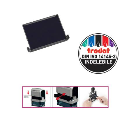 Tampone di ricambio Printy 6/4927 - nero - conf. 10 pezzi - Trodat - 74185. - 9008056787754 - DMwebShop