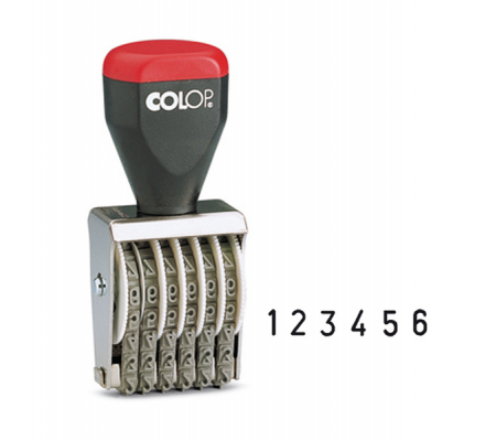 Timbro Numeratore - 6 colonne 4 mm - Colop - 4006 - 9004362302506 - DMwebShop
