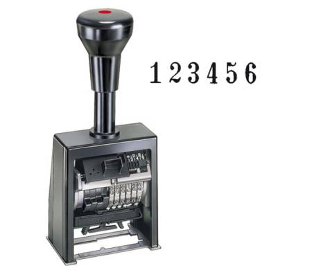 Timbro Numeratore B6K - autoinchiostrante - automatico - 6 colonne 4,5 mm - Reiner - B6K.4,5BLOCK - 4011170008044 - DMwebShop