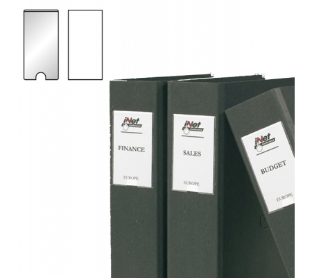 Portaetichette adesivo - 22 x 102 mm - trasparente - conf. 12 pezzi - Djois - S852315 - 5701193013963 - DMwebShop