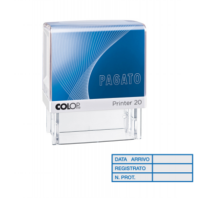 Timbro Printer 20/L G7 - DATA ARRIVO... - autoinchiostrante - 14 x 38 mm - Colop - PRINTER.20/L3 - 9004362434337 - DMwebShop