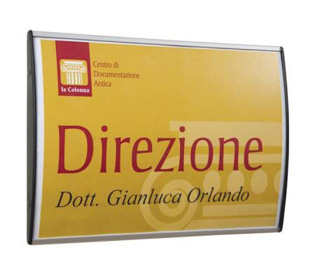 Targa da parete Arkos - 10 x 15 cm - profilo silver - Studio T - 1431032 - 8595578323122 - DMwebShop