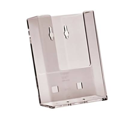 Portadepliant da parete - tasca 1/3 A4 - trasparente - conf. 10 pezzi - Studio T - 1002079 - DMwebShop