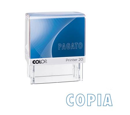 Timbro Printer 20/L G7 - COPIA - 1,4 x 3,8 cm - autoinchiostrante - Colop - PRINTER.20/L0133 - 9004362487166 - DMwebShop