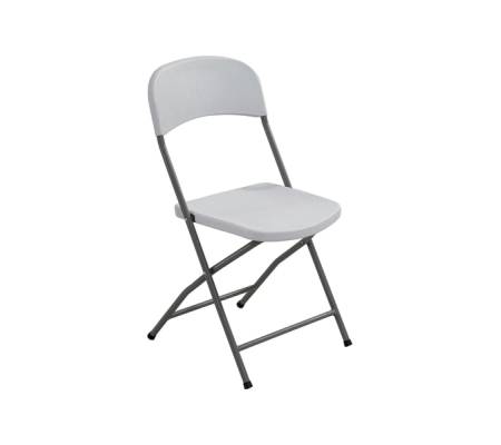 Sedia pieghevole - 43 x 43 x 83 cm - polietilene-acciaio verniciato - bianco - Serena Group - CD40 - 8032937533841 - DMwebShop