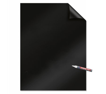 Fogli elettrostatici Magic Chart - 60 x 80 cm - nero - rotolo da 25 pezzi - Legamaster - 159200 - 8713797095204 - DMwebShop
