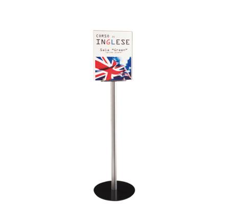Piantana segnaletica - A4 - 32 x 126 cm - verticale - Tecnostyl - MB08 - 8010026007466 - DMwebShop