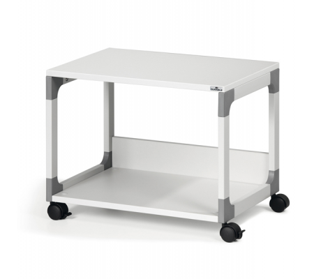 Mobile-carrello Multifunzione System 48 - 60 x 43,2 x 47,7 cm - 2 ripiani - con ruote - grigio - Durable - 3710-10 - DMwebShop