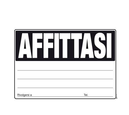 Cartello - AFFITTASI - 24 x 33 cm - colori assortiti - conf. 20 pezzi - Edipro - E9203 - 8023328920302 - DMwebShop