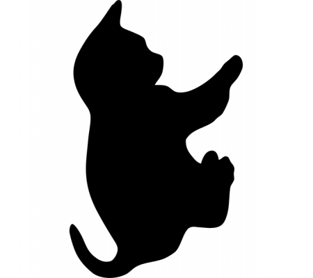 Lavagna da parete Silhouette - 45,5 x 29 cm - forma gatto - nero - Securit - FB-CAT - 8718226493354 - DMwebShop