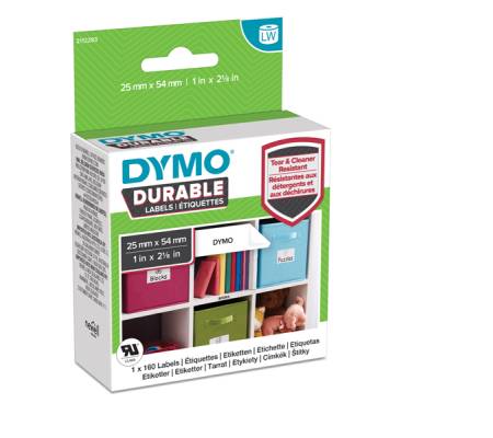 Rotolo 160 etichette LW Durable 1976411 - 25 x 54 mm - carta - bianco - Dymo - 2112283 - 3026981122835 - DMwebShop