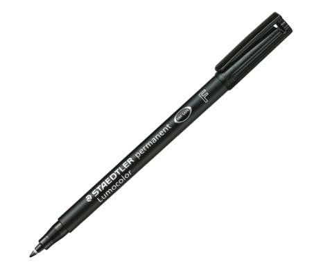 Pennarello Lumocolor Permanent 318 - punta 0,6 mm - nero - conf. 10 pezzi - Staedtler - 318-9 - 4007817304563 - DMwebShop