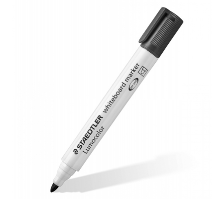 Pennarelli Lumocolor whiteboard 351 - punta tonda - tratto 2 mm - nero - Staedtler 3519