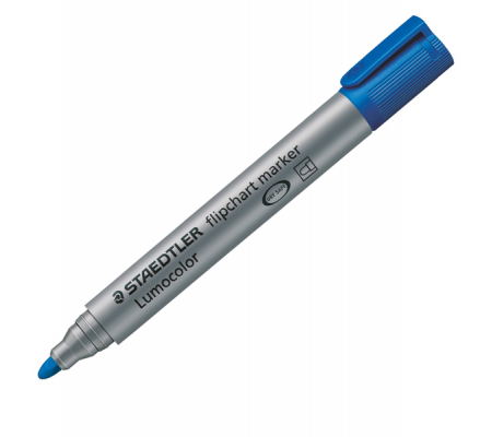 Marcatore Lumocolor Flipchart 356 - a base d'acqua - punta tonda - 2 mm - blu - Staedtler - 3563 - 4007817356043 - DMwebShop
