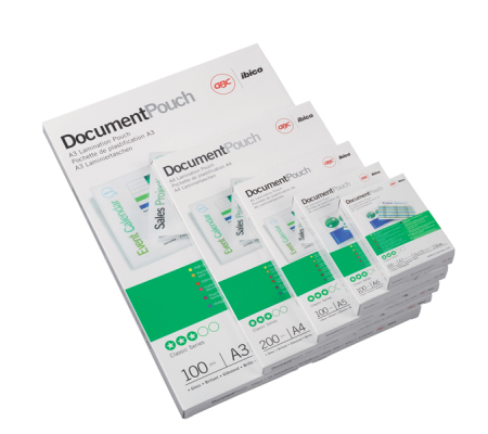 Pouches - carta credito - 54 x 86 mm - 2 x 125 micron - conf. 100 pezzi - GBC - 3740300 - 033816028616 - DMwebShop