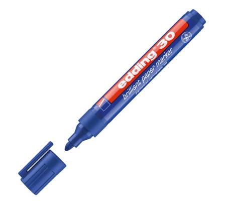 Marcatore 30 a base d'acqua - punta tonda - 1,5 - 3 mm - blu - Edding - 4-30003 - 4004764305100 - DMwebShop