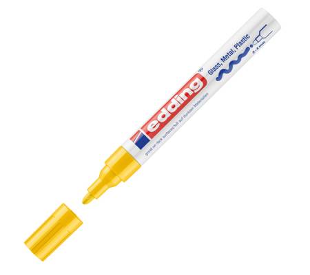 Marcatore permanente a vernice 750 - punta 2 - 4 mm - giallo - Edding - E-750 005 - 4004764953141 - DMwebShop