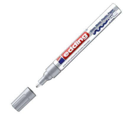 Marcatore permanente a vernice 750 - punta 2 - 4 mm - argento - Edding - E-750 054 - 4004764953363 - DMwebShop