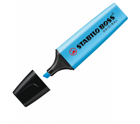 Evidenziatore Boss Original - punta a scalpello - tratto 2 - 5 mm - blu 31 - Stabilo