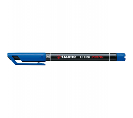 Pennarello OHPen universal permanente 843 - punta media 1 mm - blu - Stabilo
