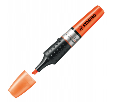 Evidenziatore Luminator - punta a scalpello - tratto 2 - 5 mm - arancio - Stabilo