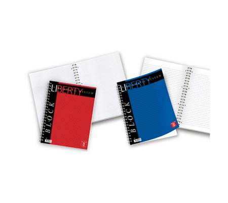 Blocco Liberty Block spirale - 5 mm - 220 x 290 mm - 70 gr - 80 fogli - conf. 5 pezzi - Pigna - 01016515M - 8006873105776 - DMwebShop