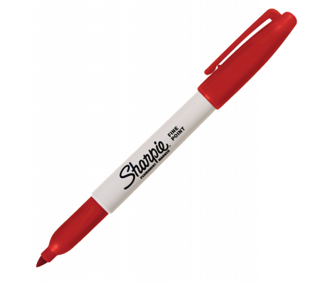 Marcatore permanente RT - punta fine - 1 mm - rosso - Sharpie S0810940