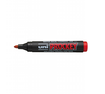 Marcatore Uni Prockey M122 - punta conica - 1,2 - 1,8 mm - rosso - Uni Mitsubishi - M 122 R - 4902778917138 - DMwebShop