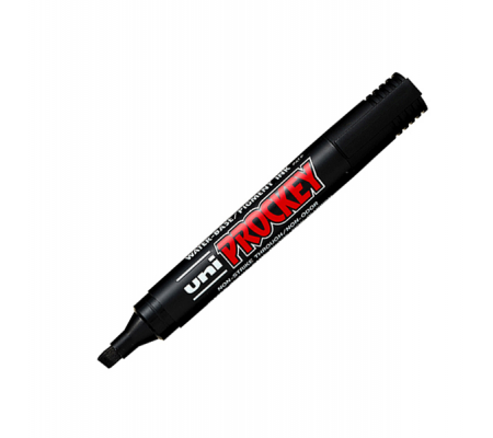 Marcatore Uni Prockey M126 - punta a scalpello 1 - 5,7 mm - nero - Uni Mitsubishi