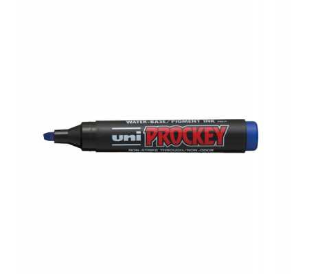 Marcatore Uni Prockey M126 - punta a scalpello da 1 - 5,7 mm - blu - Uni Mitsubishi - M 126 B - 4902778917206 - DMwebShop