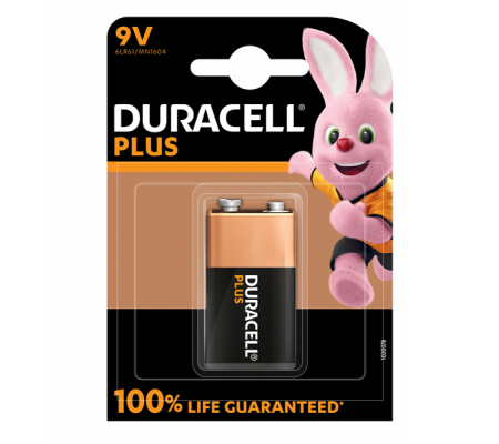 Pila Transistor 9 V Plus100 - MN1604 - blister 1 pezzo - Duracell DU0503