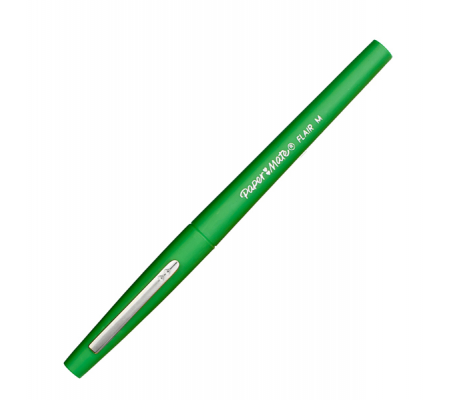Pennarello Flair Nylon - punta 1,1 mm - verde - Papermate S0191033