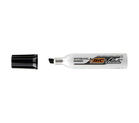 Pennarello Whiteboard Marker Velleda 1781 - punta a scalpello da 3,2 a 5,5 mm - nero - conf. 12 pezzi - Bic - 9402981 - 37763A - DMwebShop