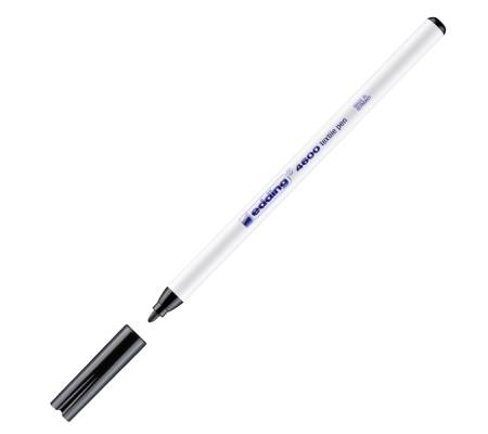 Marcatore per tessuto 4600 - punta tonda - 1 mm - nero - conf. 10 pezzi - Edding - E-4600 001 - 4004764022885 - DMwebShop